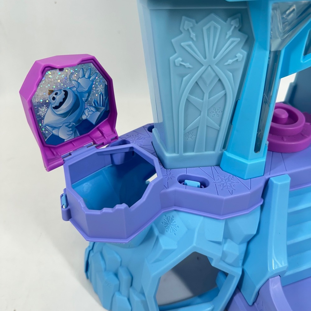 Fisher-Price Little People Disney Frozen Elsa Ice Palace Playset Anna & Elsa - Picture 9 of 9